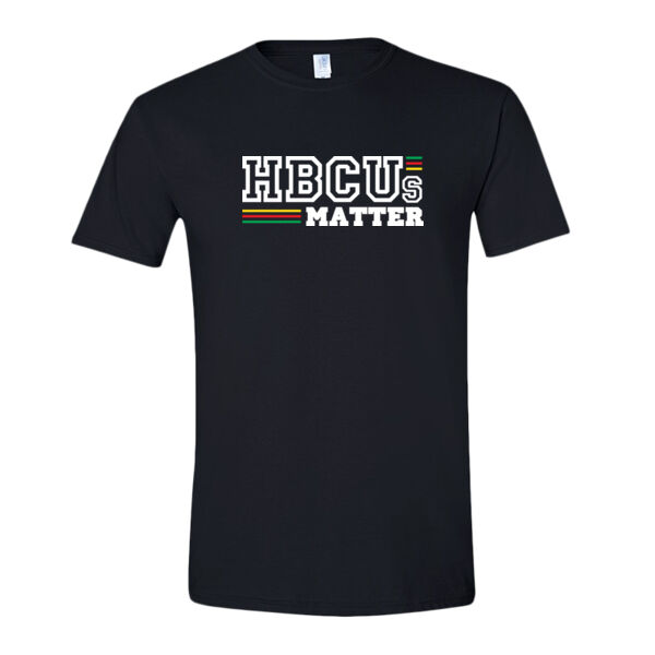 HBCUs MATTER Soft T-shirt - Softstyle® T-Shirt Thumbnail